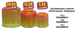 AT Gaz jednorazowy z zaworem oferta