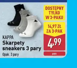 ALDI Skarpety Kappa sneakers oferta