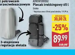ALDI Plecak trekkingowy Adventuridge oferta