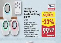 ALDI Wentylator bezłopatkowy Ambiano oferta