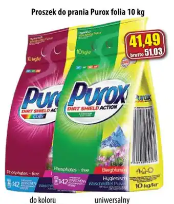AT Proszek do prania Purox folia oferta