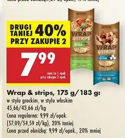 Biedronka Wrap & strips w stylu greckim Biedronka oferta