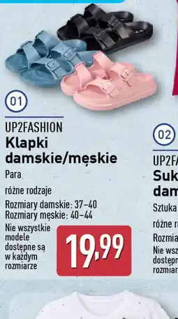 ALDI Klapki damskie/męskie UP2FASHION oferta