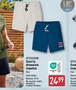 ALDI Szorty dresowe męskie UP2FASHION oferta