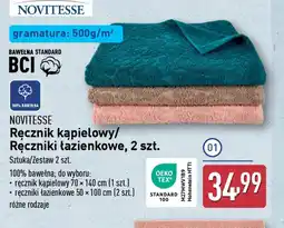ALDI Ręcznik kąpielowy/Ręczniki łazienkowe Novitesse oferta