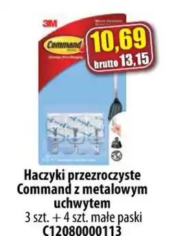 AT Haczyki przezroczyste Command z metalowym uchwytem oferta