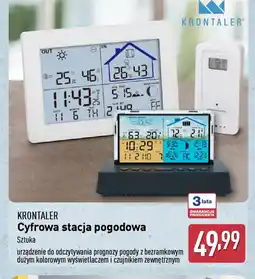 ALDI Cyfrowa stacja pogodowa Krontaler oferta
