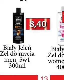 ADEKS Biały Jeleń Zel do mycia men oferta
