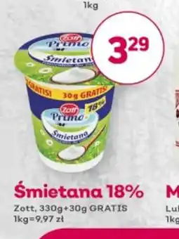 Społem Smietana 18% Zott Primo oferta