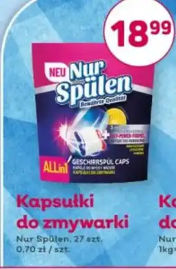 Społem Kapsułki do zmywarki Nur Spülen oferta