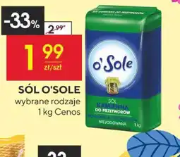Społem Sól O'Sole oferta