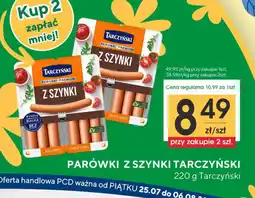 Społem Parówki z szynki Tarczyński oferta