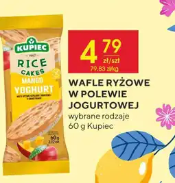 Społem Wafle ryżowe w polewie jogurtowej Kupiec oferta