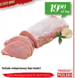 Społem Schab wieprzowy bez kości oferta