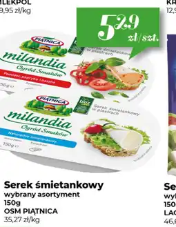 Społem Serek śmietankowy Milandia oferta