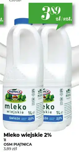 Społem Mleko wiejskie 2% oferta