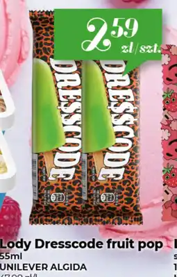 Społem Lody Dresscode fruit pop oferta