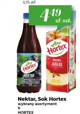Społem Nektar, Sok Hortex oferta