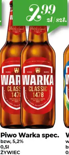 Społem Piwo Warka spec. oferta