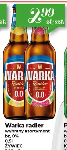 Społem Warka Radler oferta
