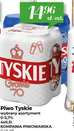 Społem Piwo Tyskie oferta