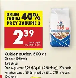 Biedronka Cukier puder Królewski oferta