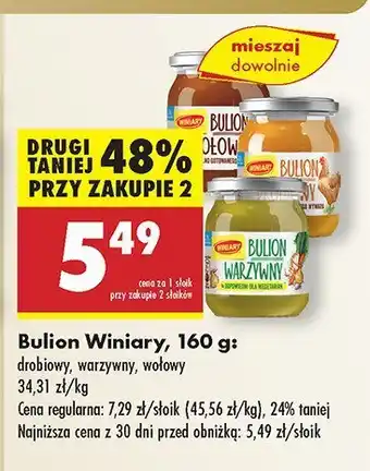 Biedronka Bulion Winiary warzywny oferta