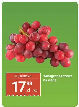 Biedronka Winogrono różowe 1 kg Biedronka oferta