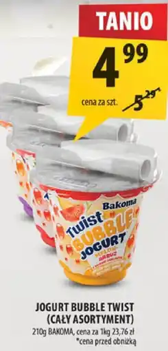 Arhelan Jogurt bubble twist Bakoma oferta