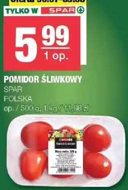 Spar Pomidor śliwkowy Spar oferta