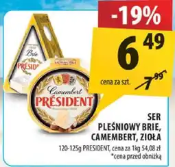 Arhelan Ser pleśniowy brie/camembert/zioła President oferta