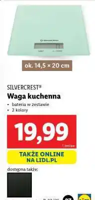 Lidl SILVERCREST Waga kuchenna oferta