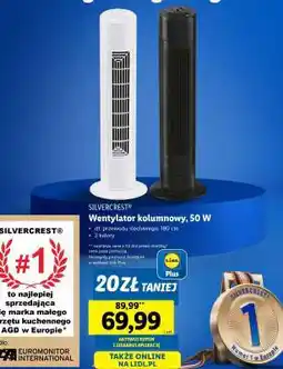 Lidl SILVERCREST Wentylator kolumnowy, 50 W oferta
