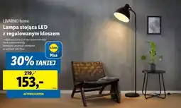 Lidl LIVARNO home Lampa stojąca LED z regulowanym kloszem oferta