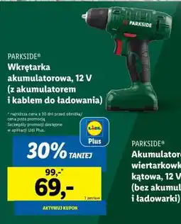 Lidl PARKSIDE Wkrętarka akumulatorowa 12 V oferta