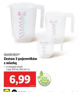 Lidl Zestaw 3 pojemników z miarką oferta