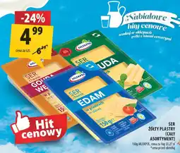 Arhelan Ser żółty plastrowany Mlekpol oferta