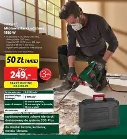 Lidl Młotowiertarka udarowa, 1550 W oferta
