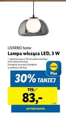 Lidl Lampa wisząca LED, 3 W oferta