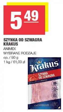 Spar Szynka od szwagra Krakus Animex oferta
