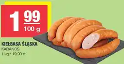 Spar Kiełbasa śląska Kabanos oferta