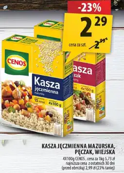 Arhelan Kasza jęczmienna mazurska, pęczak wiejski Cenos oferta