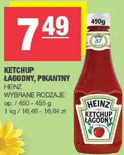 Spar Ketchup łagodny, pikantny Heinz oferta