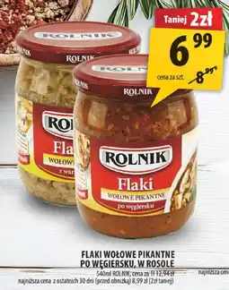 Arhelan Flaki wołowe pikantne po węgiersku w rosole Rolnik oferta