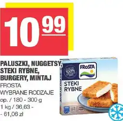 Spar Paluszki, nuggetsy, steki rybne, burgery FROSTA oferta