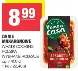 Spar Danie makaronowe WHAT'S COOKING POLSKA oferta