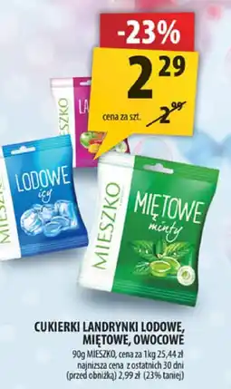 Arhelan Cukierki Landrynki lodowe, miętowe, owocowe Mieszko oferta