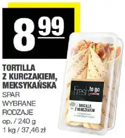 Spar Tortilla z kurczakiem meksykańska SPAR oferta