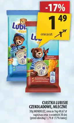 Arhelan Ciastka Lubisie czekoladowe, mleczne Mondelez oferta