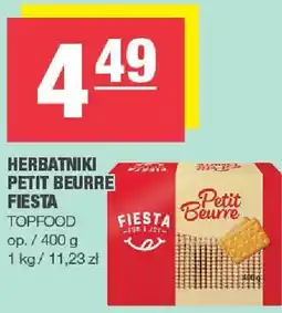 Spar Herbatniki Petit Beurre Fiesta Topfood oferta